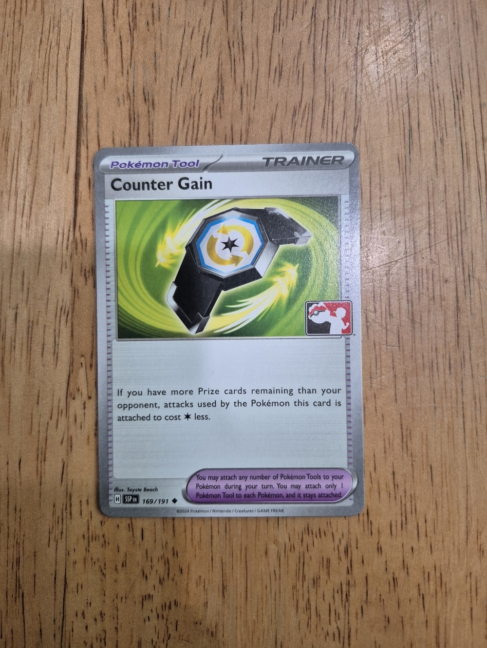 QTY 1 Pokémon Counter Gain Trainer Item Card